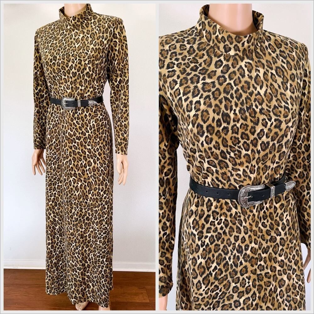 Double D Ranch Leopard Print Maxi Dress